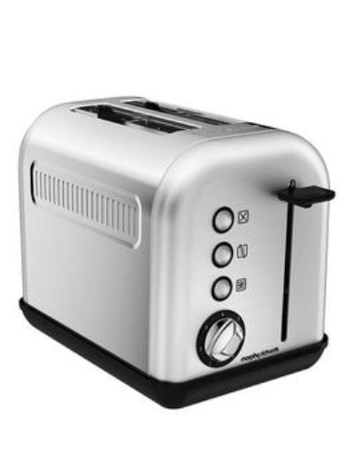 Morphy Richards Accents 2 Slice Toaster Brushed Metal - Silver Morphy Richards Accents 2 Slice Toaster Brushed Metal - Silver